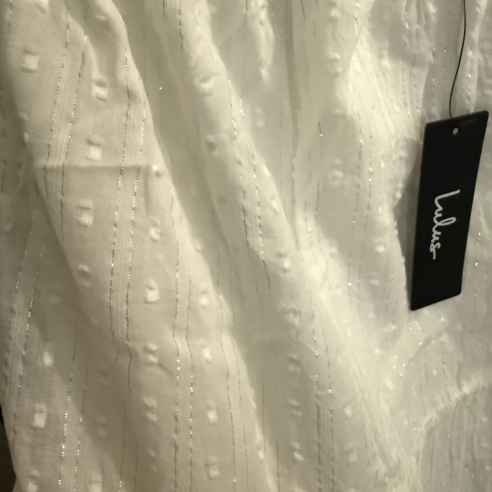 Lulu's White Midi Dress - Picture 4 of 6